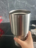 拜杰304不锈钢冰霸杯杯子保冰杯大容量水杯咖啡杯900ML带吸管+吸管刷 实拍图