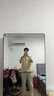 全品屋全身镜穿衣镜落地镜挂门服装店试衣壁挂镜一体简约北欧风黑180 实拍图