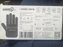 爱马斯（AMMEX）一次性手套丁腈100只中号加厚耐用实验室防护厨房黑色丁腈手套 实拍图