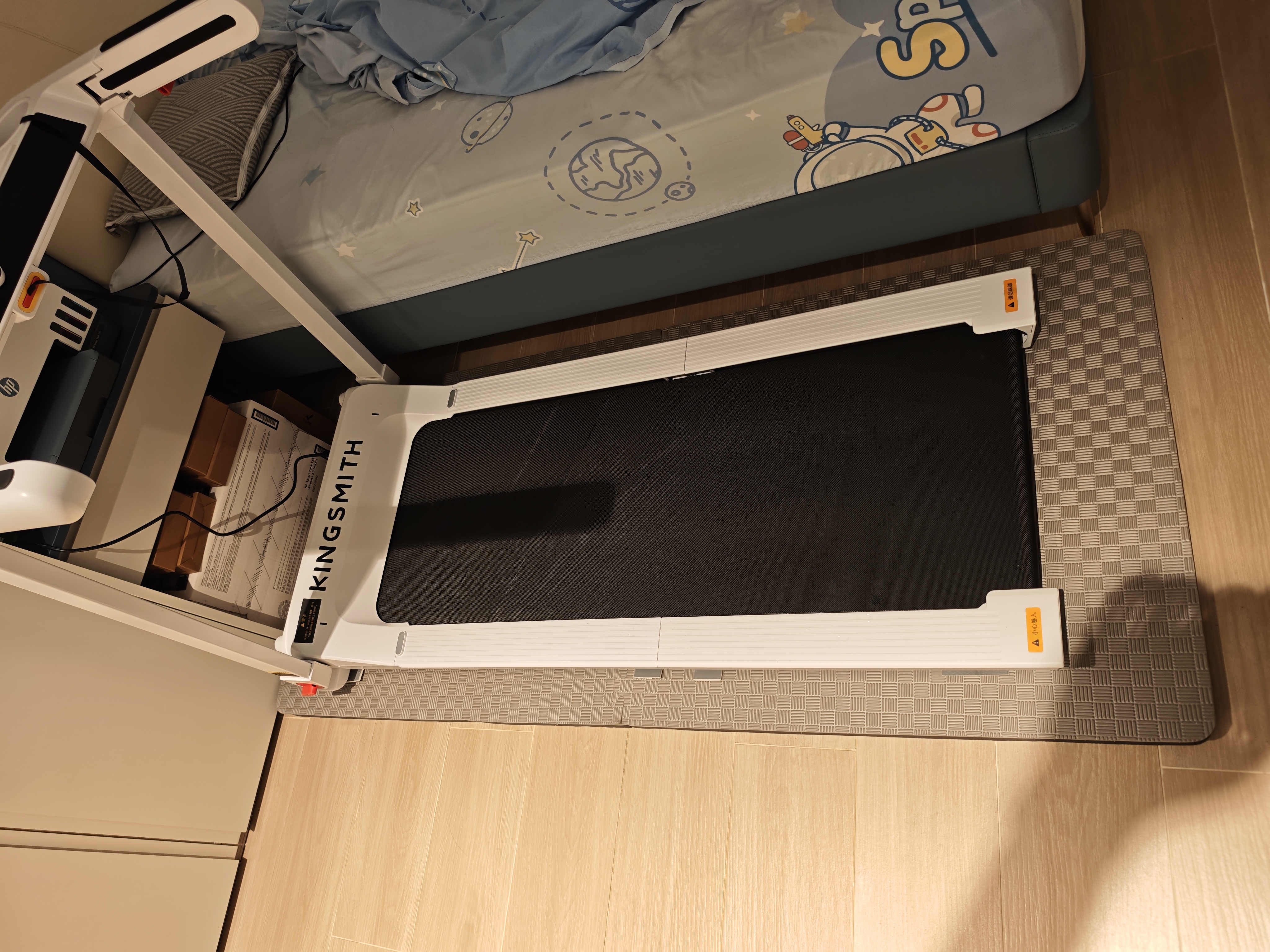 GK跑步机加厚隔音垫子减震垫体能训练垫家用健身防滑地垫 实拍图