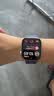 Apple/苹果 Watch S11 智能手表GPS款46毫米银色铝金属表壳雾紫色运动型表带M/L MEVX4CH/B 实拍图
