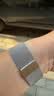 W&P新款适用苹果手表表带apple watch ultra3/2米兰尼斯金属不锈钢表带iwatch S11/10/9/8/7/SE3 银49 实拍图