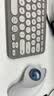 罗技（Logitech）ERGO M575 S 人体工学鼠标 轨迹球鼠标 无线蓝牙双模 办公鼠标 带无线2.4G接收器 珍珠白 实拍图