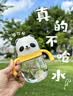 贝亲（Pigeon）儿童牛奶杯1-3岁宝宝喝水喝奶PPSU直饮奶瓶双吸管水杯 黄色330ml 实拍图