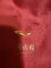 周六福黄金999元宝金条小金豆爱心赏金玩咖投资金 计价 金鱼-3g 实拍图
