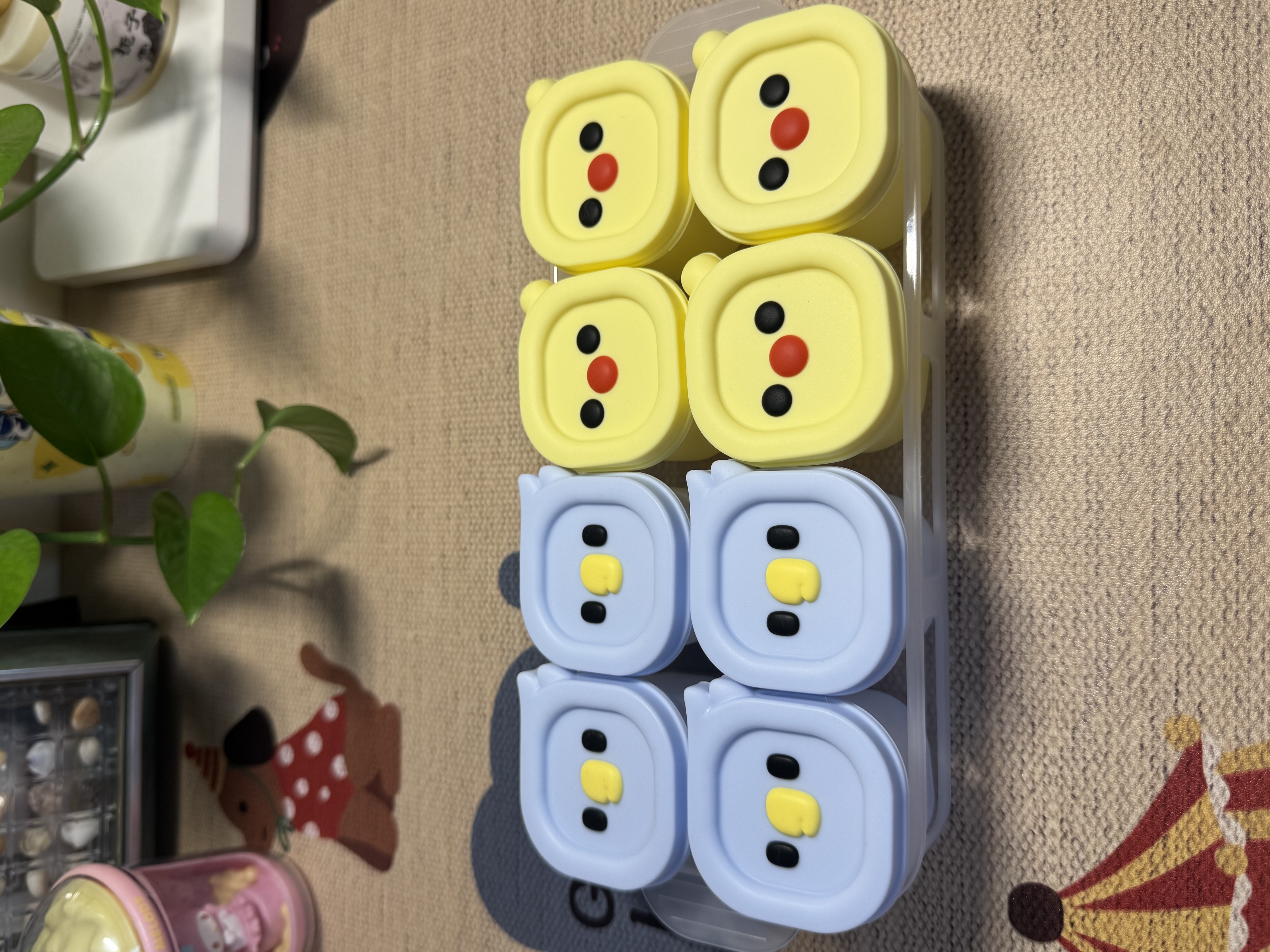 COOKSS宝宝辅食盒模具硅胶家用雪糕冰箱制冰盒硅胶冻冰块神器辅食冰格 实拍图