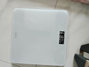 奥克斯体重秤家用小型耐用精准充电电子秤测人体高精准体脂称重秤减肥专用白色健康智能体重秤 实拍图