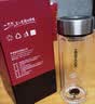 希诺（heenoor）双层玻璃杯男士高档保温车载水杯家用隔热大容量茶杯定制教师礼物 6702-345毫升+ 适中款 假一罚万 实拍图