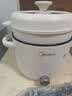 美的（Midea）电煮锅 泡面火锅宿舍小电锅 电蒸锅 多功能家用电热锅 2.6L蒸煮一体 小型2-3人用 配带蒸笼XZE2076 实拍图