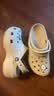 卡骆驰（CROCS）白鹿同款经典云朵洞洞鞋时尚百搭女鞋花园鞋|206750 骨白色-2Y2(含智必星) 36 /37(230mm) 实拍图