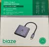 毕亚兹 Type-C转hdmi/USB3.0/PD扩展坞苹果电脑转换器macbook 转接头手机接投影仪显示器拓展坞USB-C分线 实拍图