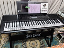 雅马哈（YAMAHA）PSR-E383 儿童成年娱乐学习专业演奏教学力度键电子琴61键 实拍图