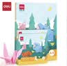 得力300张手工折纸10色学生彩纸剪纸美术绘画软卡纸DIY大中小A4各100张儿童开学文具生日开学礼物 实拍图