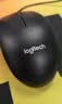 罗技（Logitech）B100企业版 鼠标 有线鼠标 办公鼠标 对称鼠标 黑色 实拍图