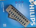 飞利浦（PHILIPS）USB3.0分线器10口拓展坞高速扩展笔记本台式电脑接口HUB集线器分控开关带电源1531F 实拍图