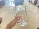 拜杰玻璃密封罐储物瓶泡酒瓶玻璃瓶子蜂蜜罐果酱罐泡菜坛1000ml罐头瓶 实拍图