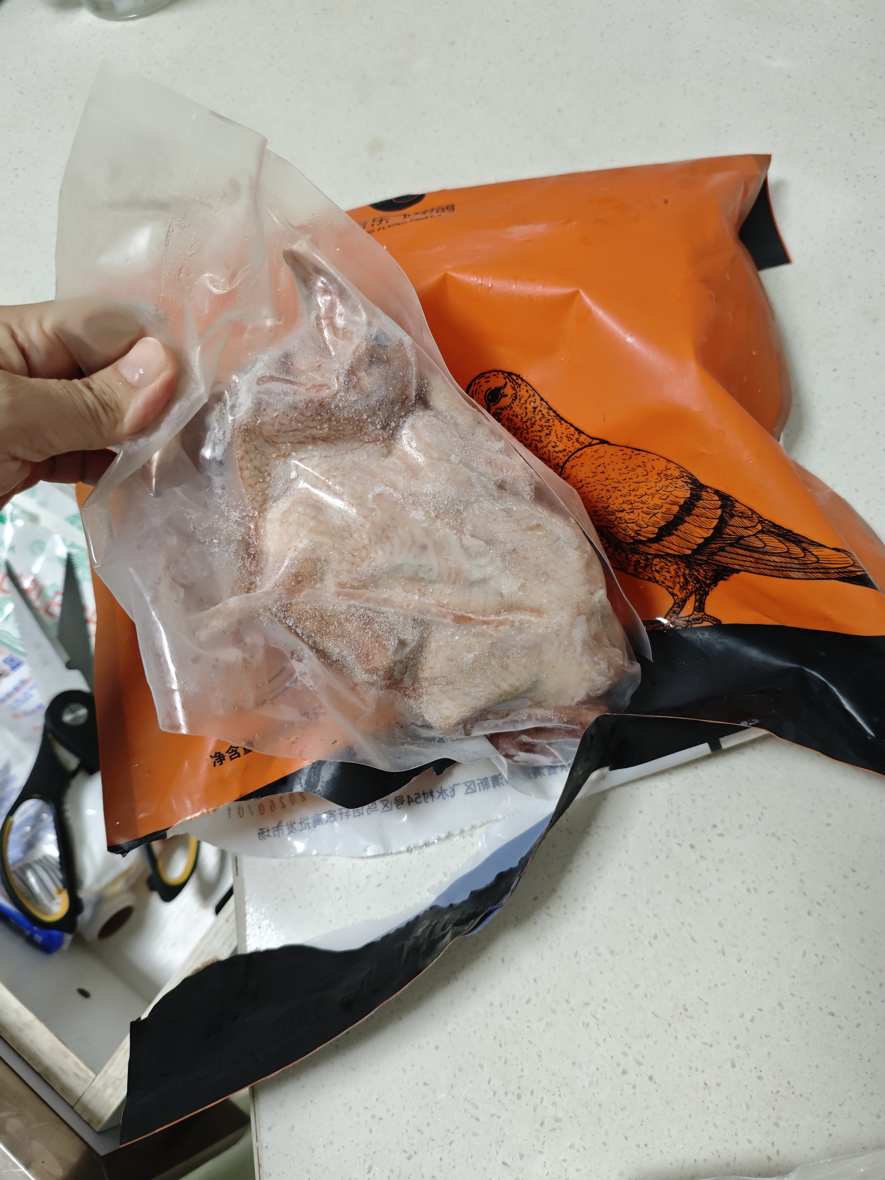 京觅飞翔鸽系列 乳鸽 鸽子生鲜 烤乳鸽煲汤 鸽子 净重1.8斤(300g*3只) 实拍图