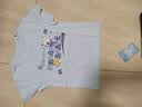 史努比（SNOOPY）男童夏季套装2026新款帅气时髦童装运动服男孩衣服儿童夏装 星游努比晴空蓝+星座努比K牛仔蓝 110 实拍图