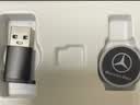 GETEA适用奔驰u盘c260l行车记录仪u盘Type-C高速GLC300l迈巴赫s400c级gls车E级e300l车载迷你可发光优盘 金属款64GB【蓝色发光灯效 | 高清循环录制】 实拍图