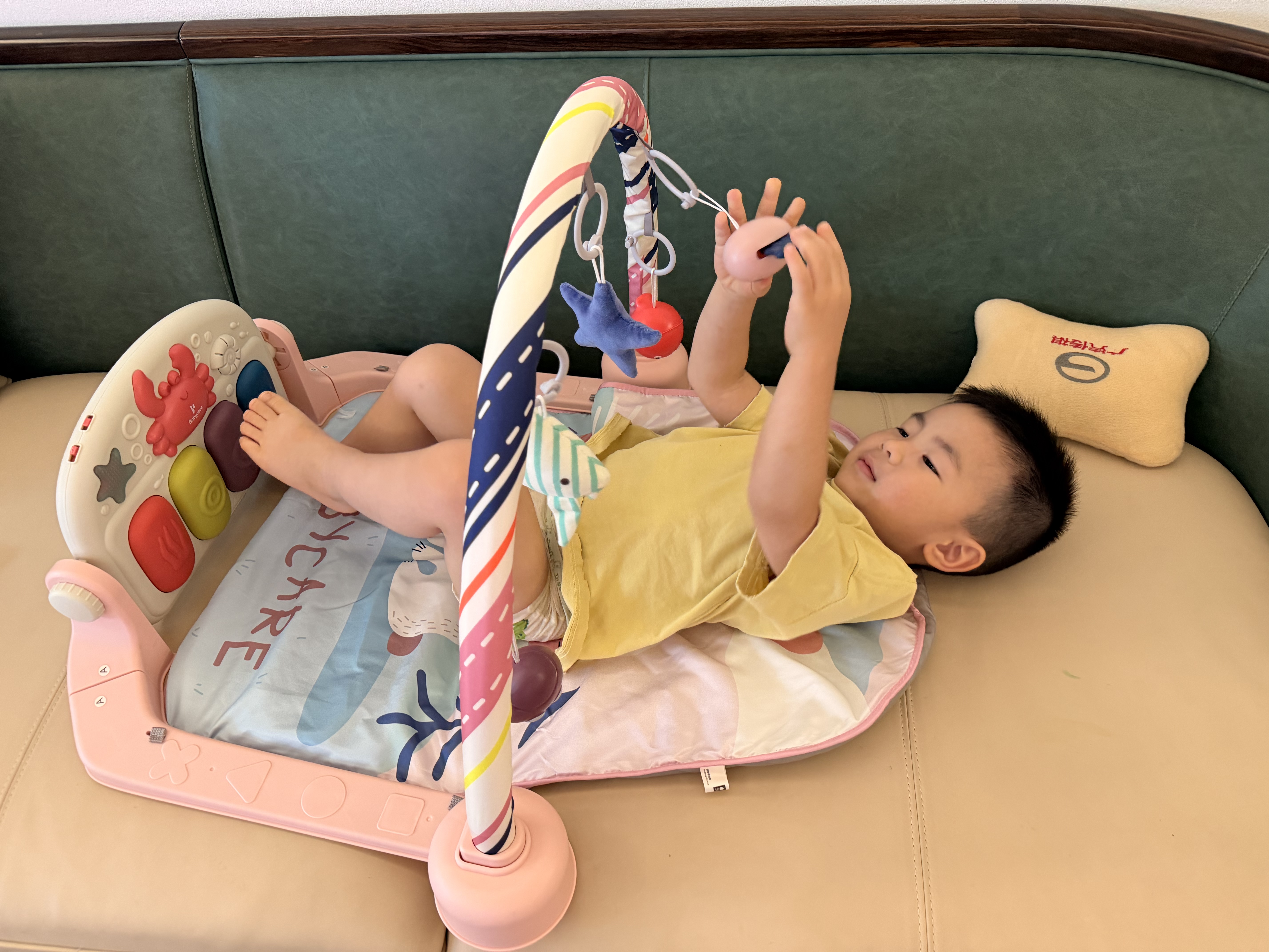 babycare婴儿健身架脚踏钢琴0-1岁新生儿见面礼物宝宝安抚玩具多布拉兔子 实拍图