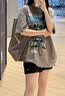 耐克NIKE女子运动单肩包 GYM TOTE休闲包DR7217-214棕色均码 实拍图