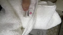 洁丽雅（Grace）10A级抗菌白色高档浴巾男女士纯棉加大加厚全棉不易掉毛浴巾运动 实拍图
