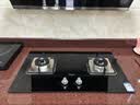 美的（Midea）燃气灶液化气 双灶具 4.8kW家用猛火灶台嵌两用 钢玻面板 可调底盘 二级能效 Q217B-M 实拍图
