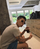速干衣运动弹力纯色基础短袖t恤夏季新款男女同款 卡其色 （微宽松，女拍小一码） L 实拍图