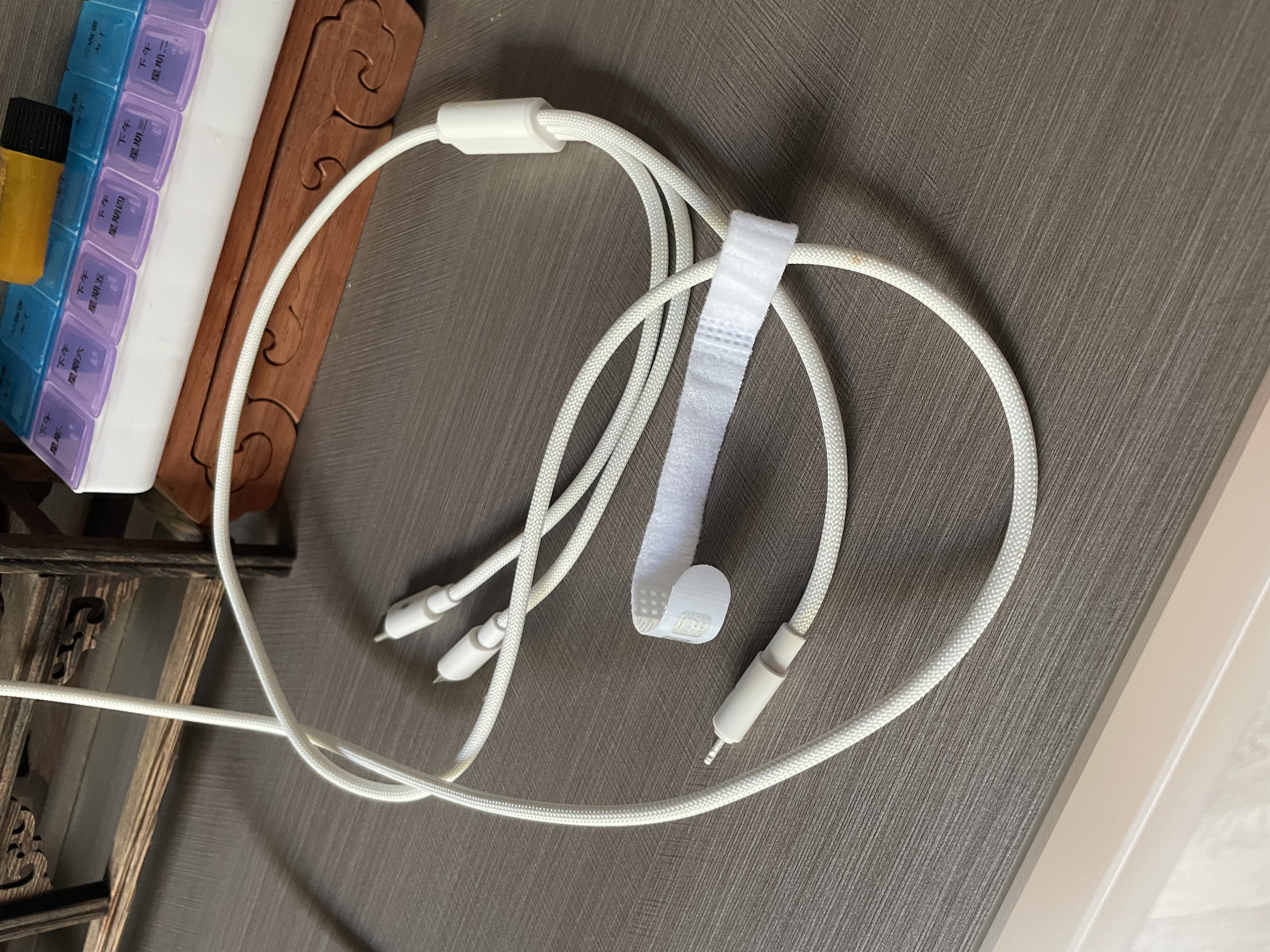 GUGI三合一充电器66W100W120W快充套装车载一拖三头手机数据线适配苹果type-c华为小米安卓原装充电线 【原充正品】120W充电头+1.2米编织三合一套装 全兼容88W/66W/40W手机 实拍图