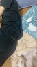 立蒙（LIMENG）男女装素色180g全棉短袖t恤圆领宽松体恤打底衫 黑色 L 实拍图
