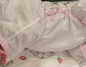 欢喜小熊新生儿连体衣春夏季宝宝纯棉护肚爬服0-6个月婴儿衣服蝴蝶衣-52cm 实拍图