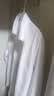 韩曼柯（HANMANKE）白衬衫女长袖V领气质衬衣商务职业正装内搭上衣日常通勤工作服女 实拍图