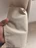 铭聚布艺（MINGJU）窗帘 全遮光窗帘成品窗帘布遮阳帘涤塔夫奶油色挂钩式1.7*1.8单片 实拍图