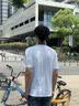 名创优品（MINISO）短袖男纯棉t恤夏季新款百搭半袖男士宽松大码正肩体恤Z 黑色 4XL 实拍图