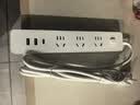 公牛（BULL）20W PD苹果快充插座/插线板/插排/桌面充电站 Type-c+USB+3插孔 全长3米白色 GNV-UU4203 总控 实拍图
