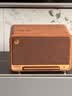 漫步者（EDIFIER）【2026年新品】M330 II 复古桌面蓝牙音箱 大功率无线可移动便携音响 一体式居家艺术音响 木纹色 实拍图