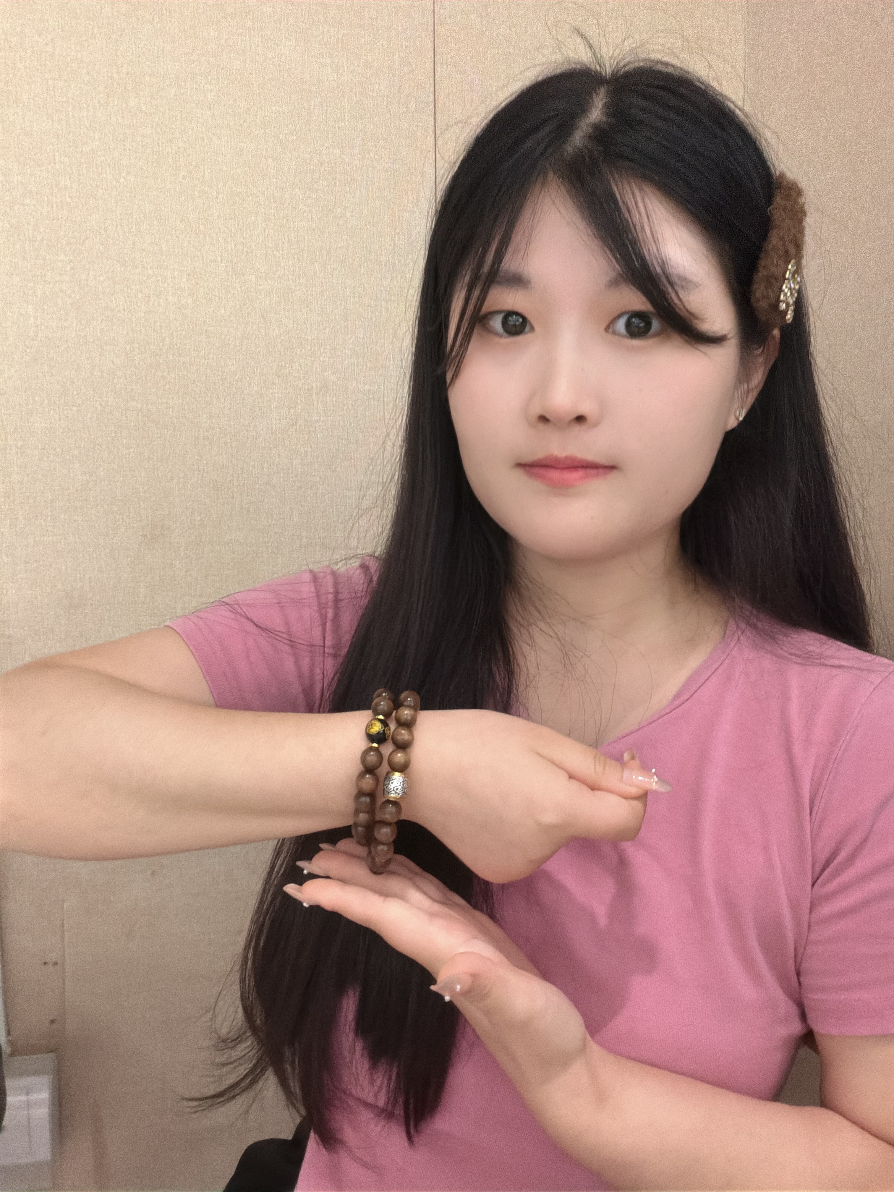 红良缘十二生肖金丝楠木手串男女本命年手持盘玩佛珠念珠男款双圈手链 实拍图