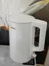 美的（Midea）电热水壶食品级304不锈钢自动断电双层防烫全钢无缝1.5L容量 MK-HJ1566 实拍图