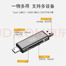 川宇USB高速SD/TF卡铝合金读卡器Type-c单反相机存储卡行车记录仪无人机电脑苹果手机pocket读卡器 实拍图