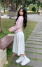 达芙妮官方小白鞋女2026年春秋爆款女鞋透气百搭运动休闲女鞋厚底板鞋女 白色【四季款 跟高5.5cm】 37 实拍图