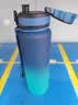 京东京造运动水杯  tritan水杯水壶大容量外出携带学生儿童 青蓝渐变1L 实拍图