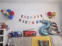 极度空间生日场景布置女孩生日气球儿童道具氛围装饰汽车套装 实拍图