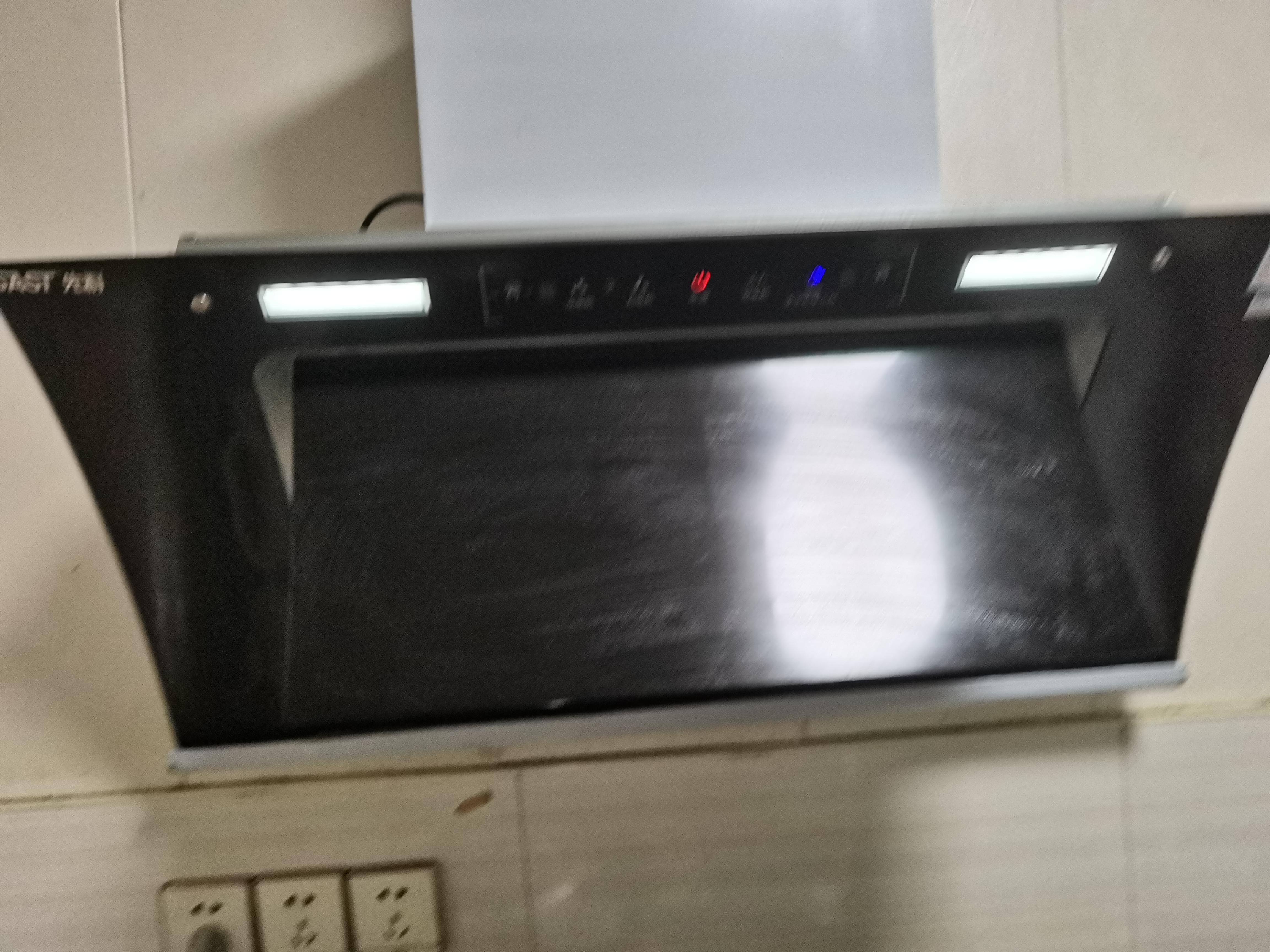 先科（SAST）油烟机侧吸式抽油烟机燃气灶吸油烟机灶具两件套厨房抽烟机家用烟灶套装脱排大吸力小户型低噪静排  25m³ 900宽 体感控制 清洗【上门安装】 5年保修 实拍图