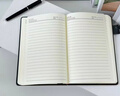 法拉蒙笔记本本子A5加厚记事本商务羊巴皮面复古笔记本文具工作日记本会议记录本办公文具可定制 黑色 实拍图
