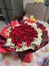 幽客玉品鲜花速递红玫瑰花束表白送女友老婆生日礼物全国同城配送 33朵红玫瑰花束—女王款 实拍图