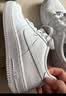 耐克NIKE女子空军一号AF1 百搭高中生运动鞋DH2920-111白36.5 实拍图