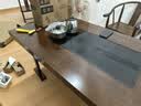 实木大板茶桌椅组合新中式泡茶台办公室家用原木茶几茶具套装一体 【石盘款】+1围椅+4月牙椅-热卖套餐 1.6米【送电磁炉礼包】 实拍图