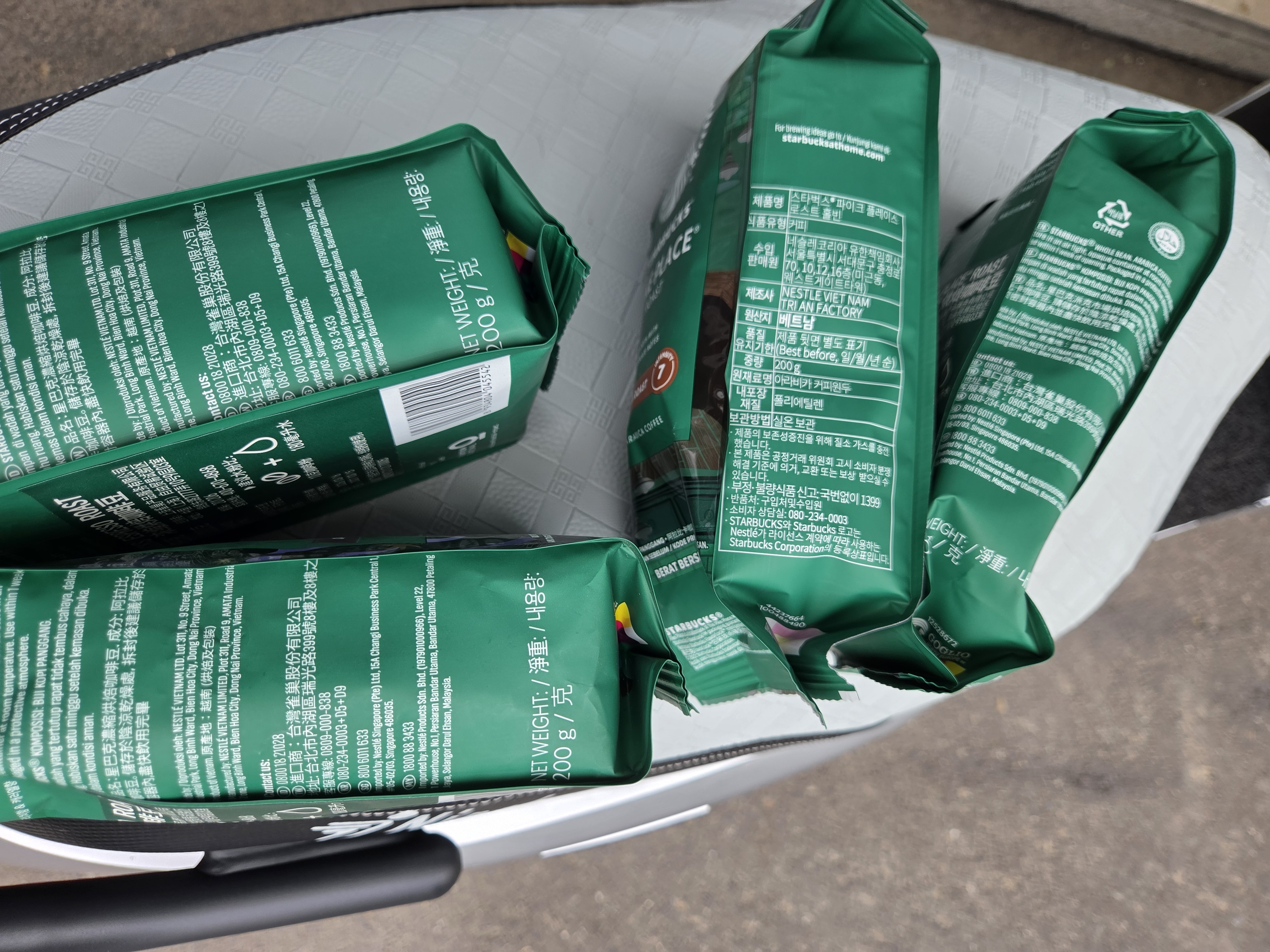 星巴克（Starbucks）中度烘焙咖啡豆派克市场黑咖啡200g可做13杯 进口咖啡豆 实拍图