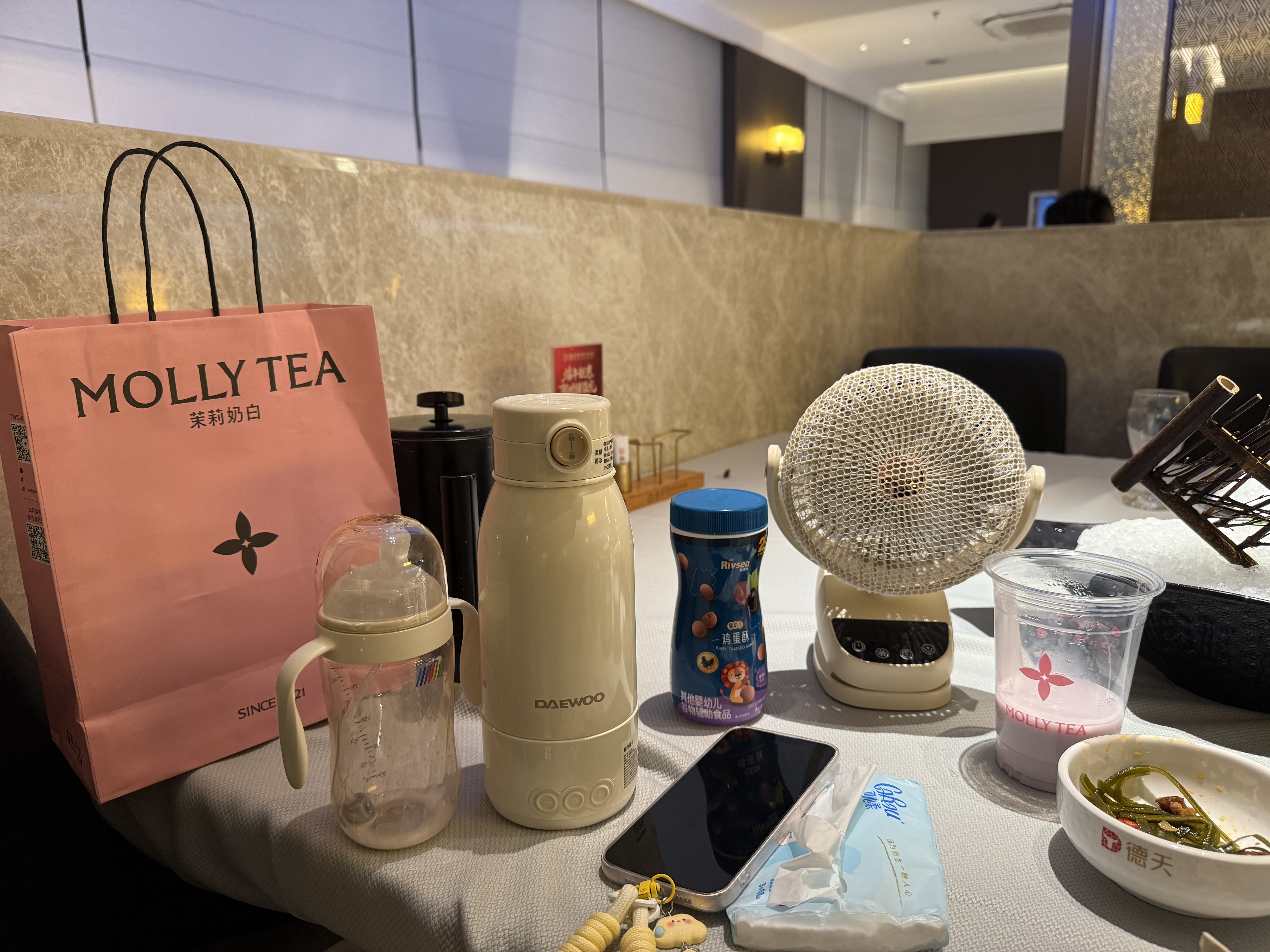 大宇无线便携式恒温水壶婴儿泡奶杯恒温壶外出专用烧水恒温杯保温杯 【热销款】2min速热长恒温 500ml 实拍图
