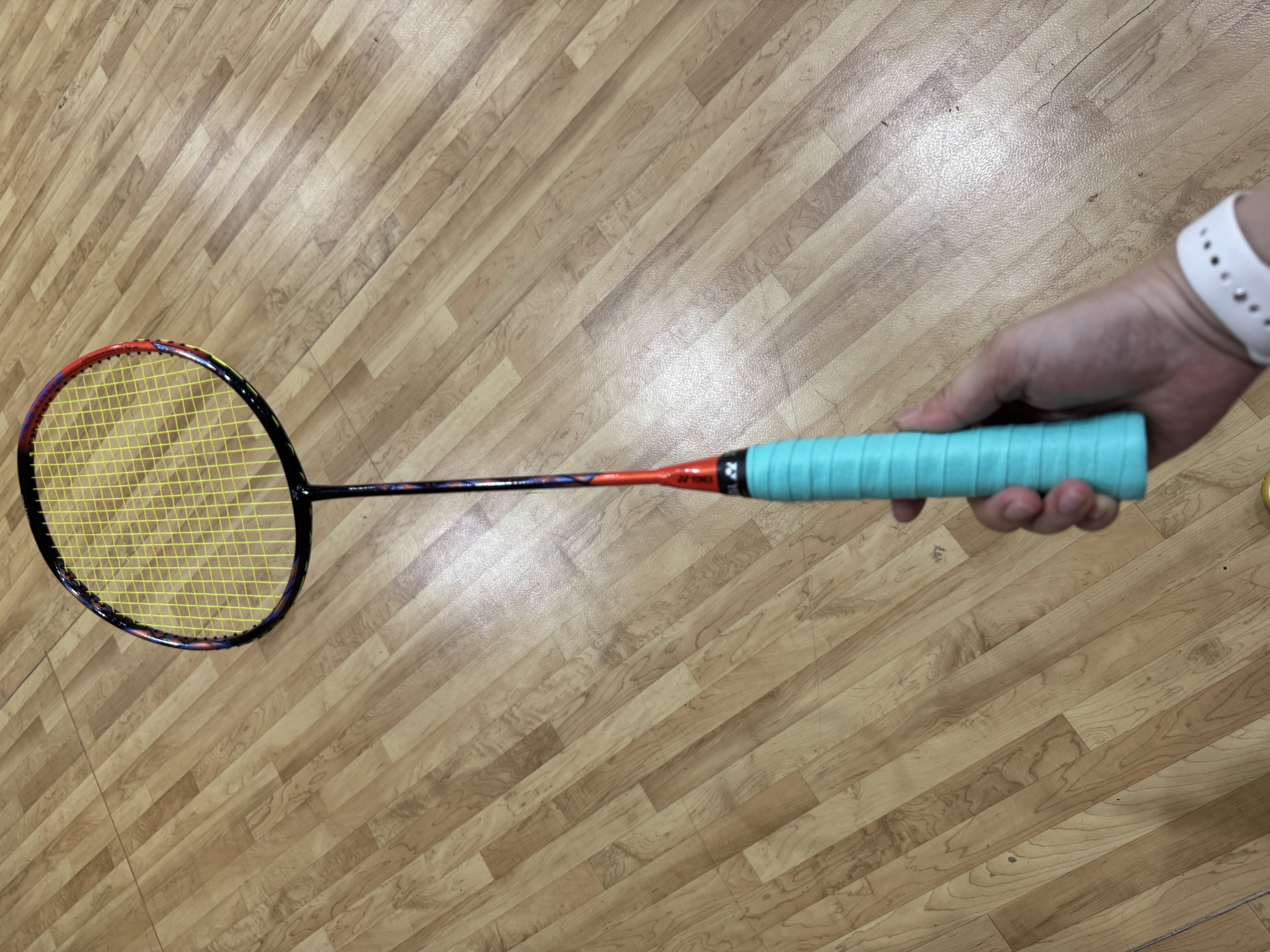 尤尼克斯（YONEX）羽毛球拍yy单拍超轻全碳素天斧弓箭疾光日本进口速度进攻专业大赛 天斧77PRO橙4UG5  陈雨菲战拍 默认空拍/穿线指定磅数联系客服 实拍图